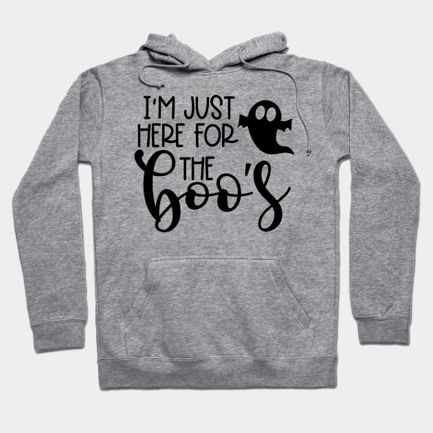 Here for the Boo's Halloween Design Hoodie by Young Designz